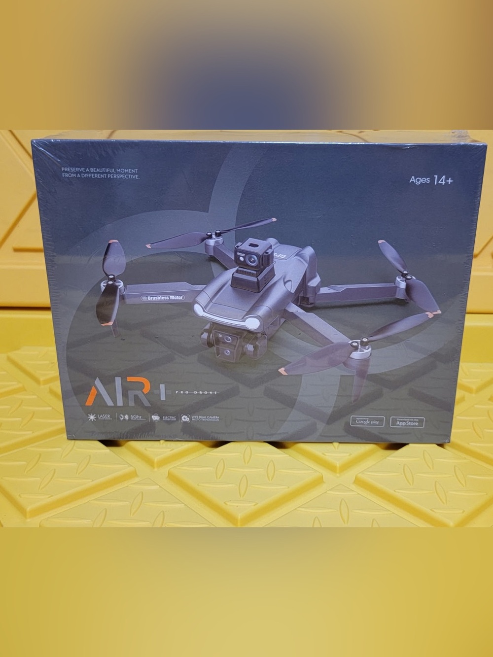 Air+ Pro Drone with WiFi Dual HD Video Camera. New